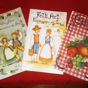 Vintage Folk Art Books